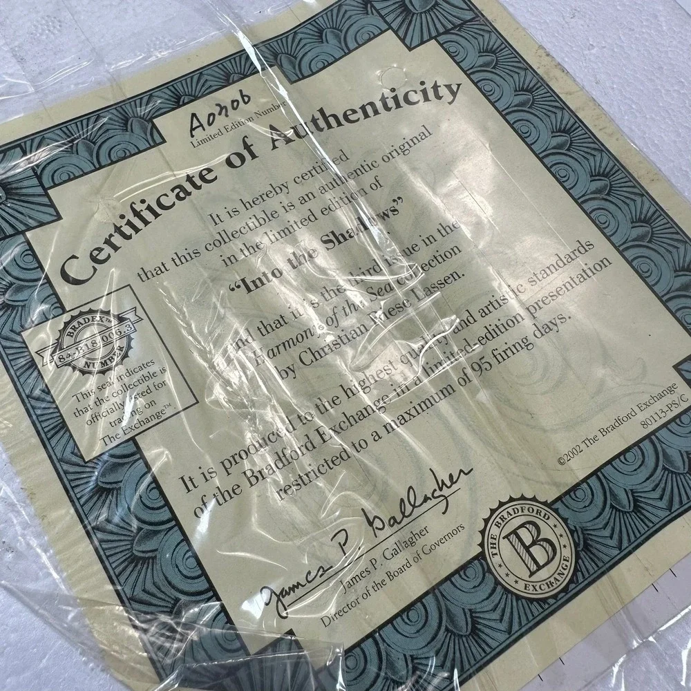 2003 Christian Riese Lassen Harmony Of‎ The Sea Into The Shadows Dolphin VTG